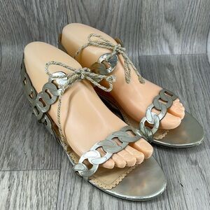 Charlotte Olympia Chain Pattern Sandals